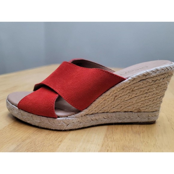 Picon Calzados Leather Espadrille Wedge Shoes WomensSize 8 Handmade in Spain NEW - Picture 6 of 6